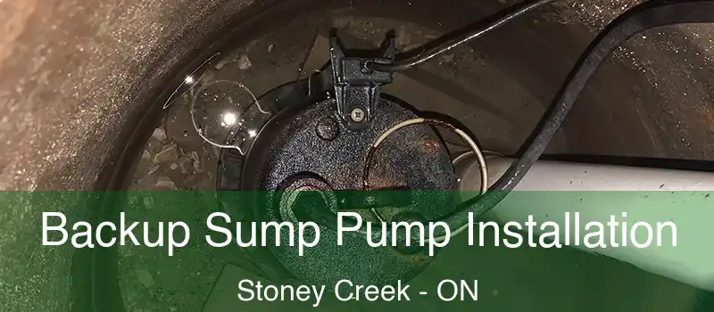 Backup Sump Pump Installation Stoney Creek - ON