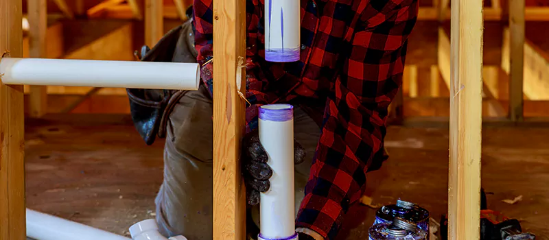 Process of Rough In Plumbing in Stoney Creek, Ontario