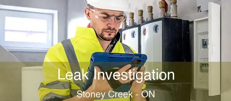 Leak Investigation Stoney Creek - ON
